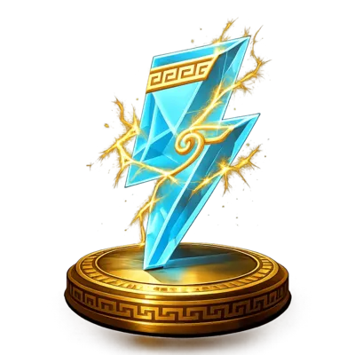 Lightning bolt puzzle icon